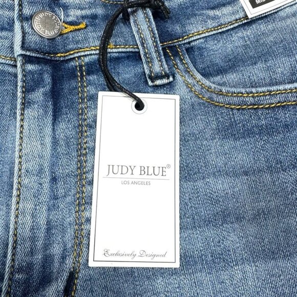NWT Judy Blue Slim Fit Jeans Blue Waist 32 - Picture 11 of 11